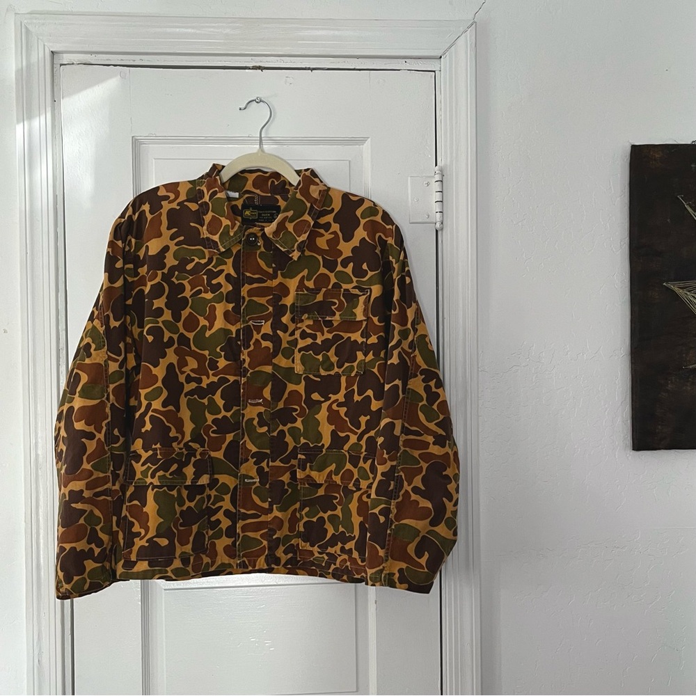Vintage 80s/90s Kmart duck hunting camo chore jacket - Picture 2 of 5